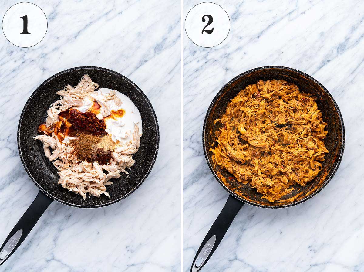 how to make pulled chicken tacos