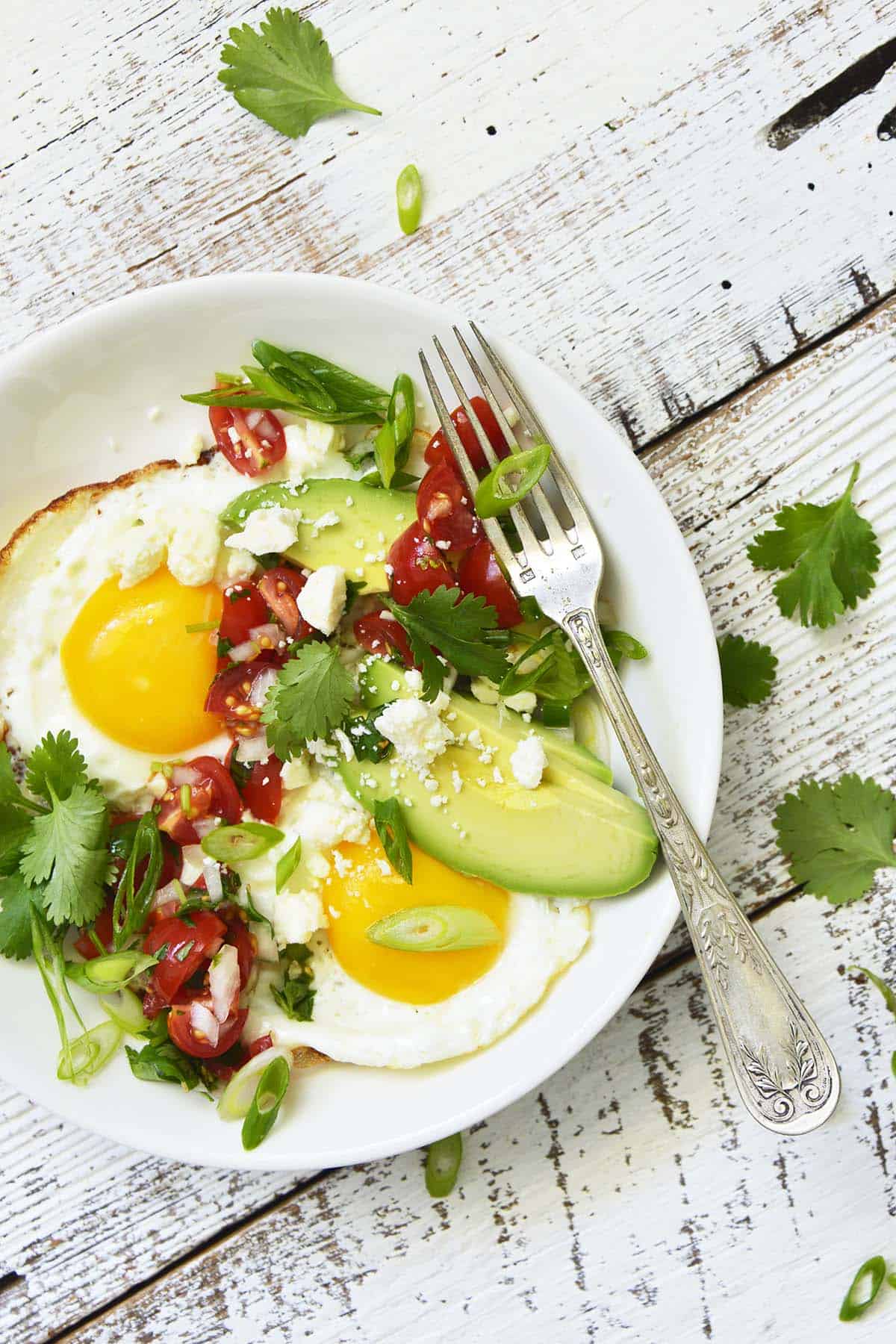 keto breakfast egg bowl