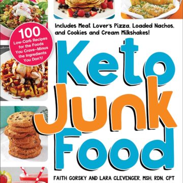 keto junk food cookbook featured image