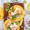shredded chicken tacos featured image