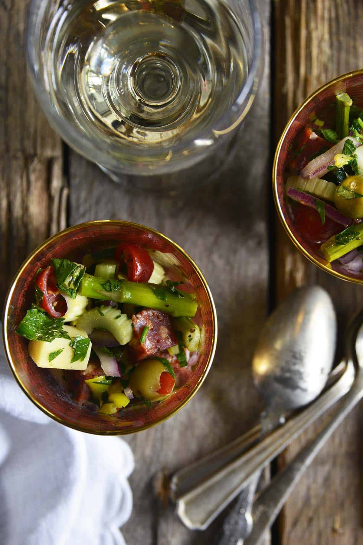 asparagus antipasta salad an edible mosaic