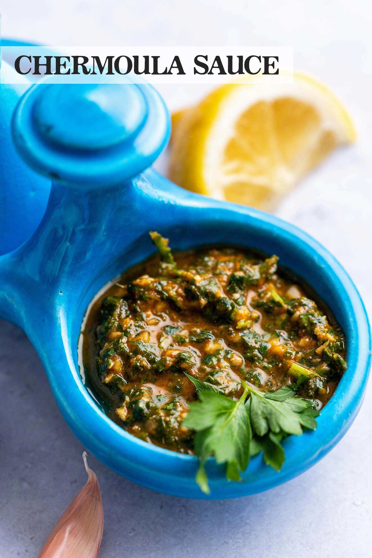 chermoula sauce recipe pin