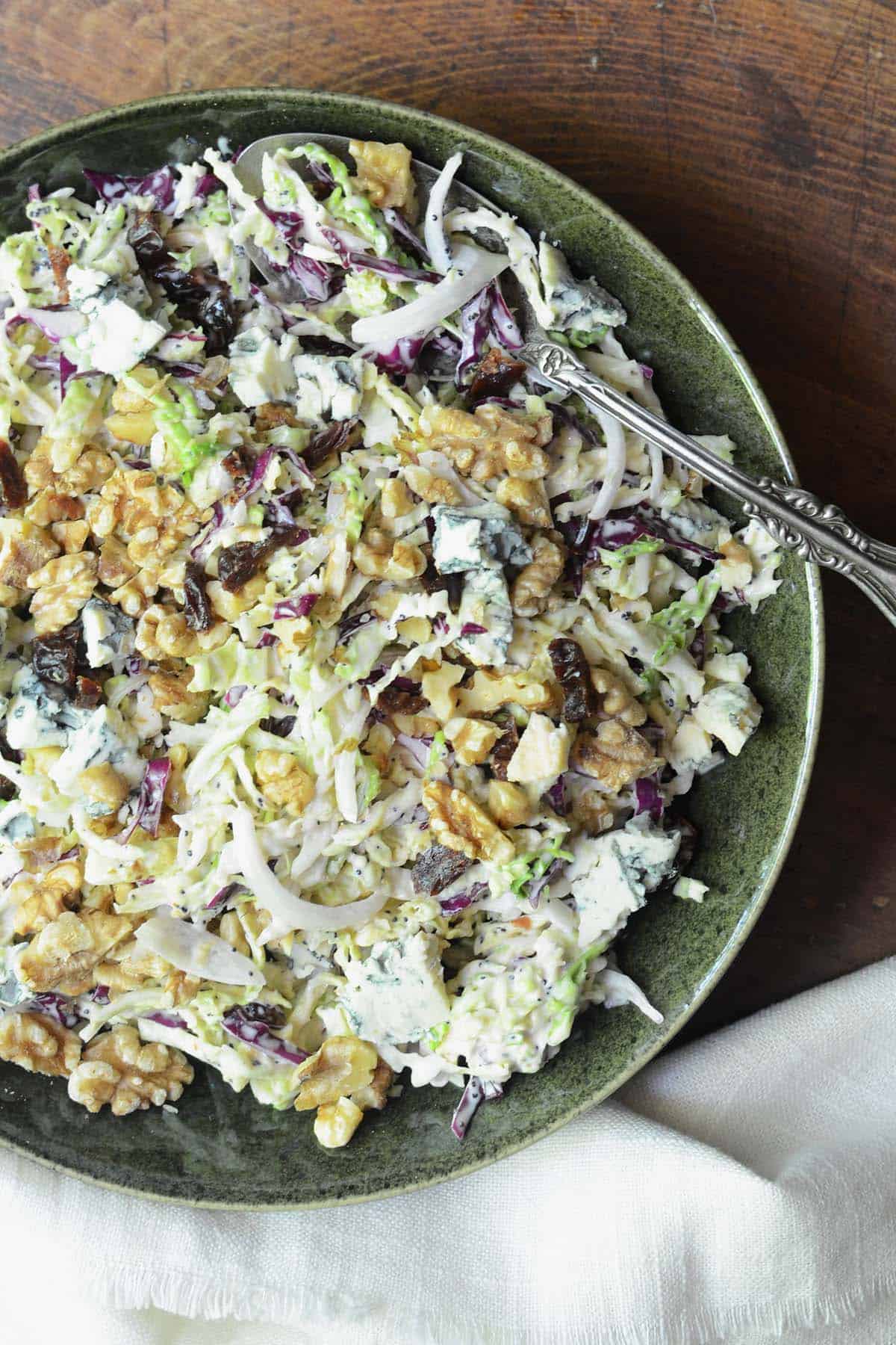 creamy coleslaw with tart cherries an edible mosaic