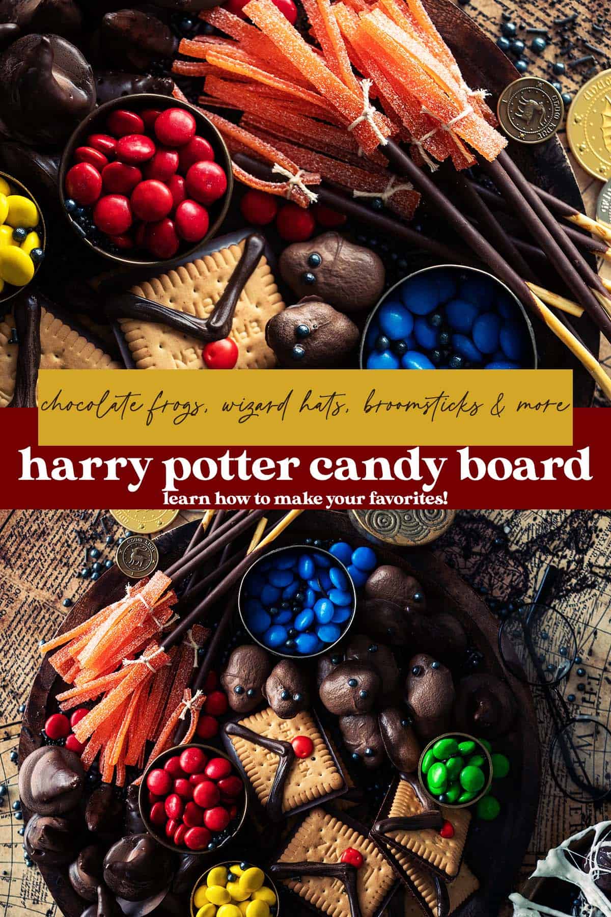 harry potter candy and sweets board pin