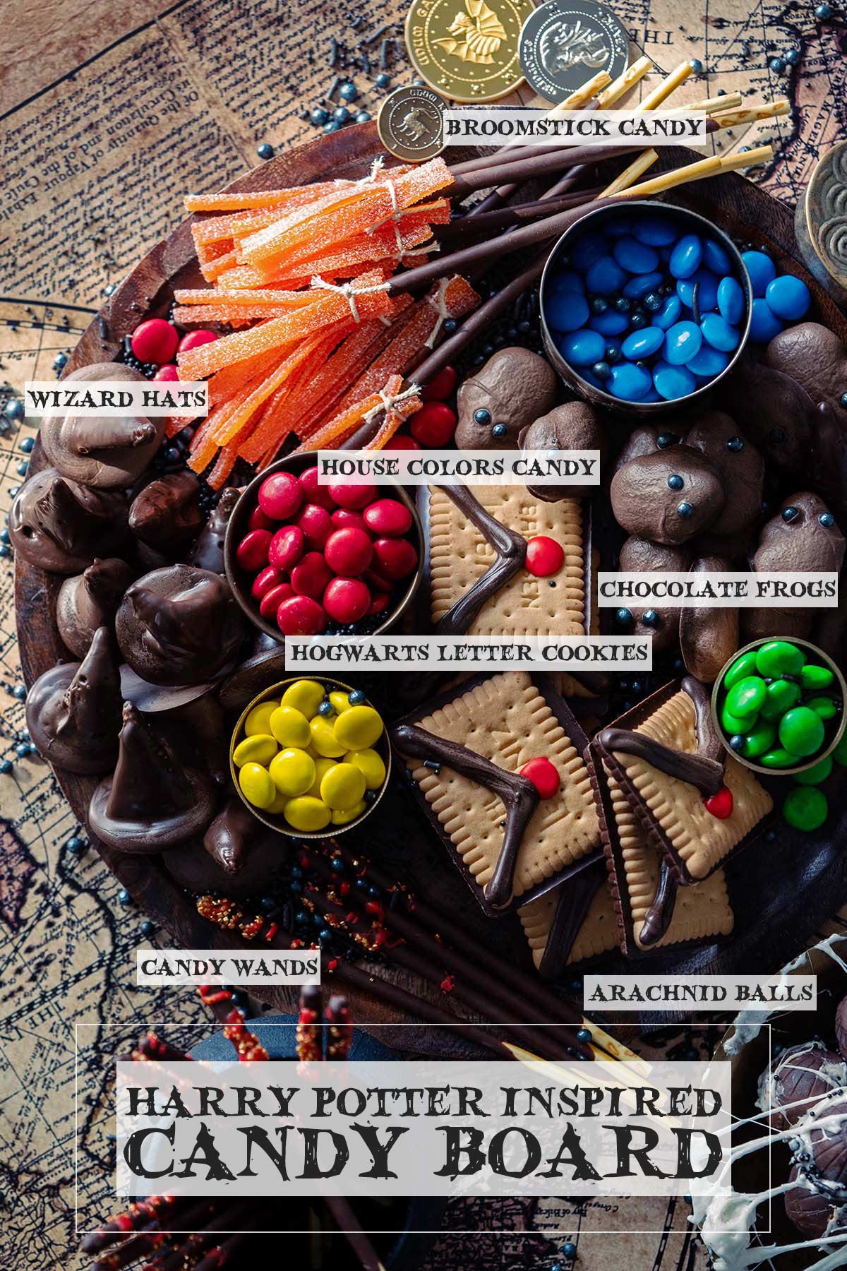 Harry Potter inspired candy board pin