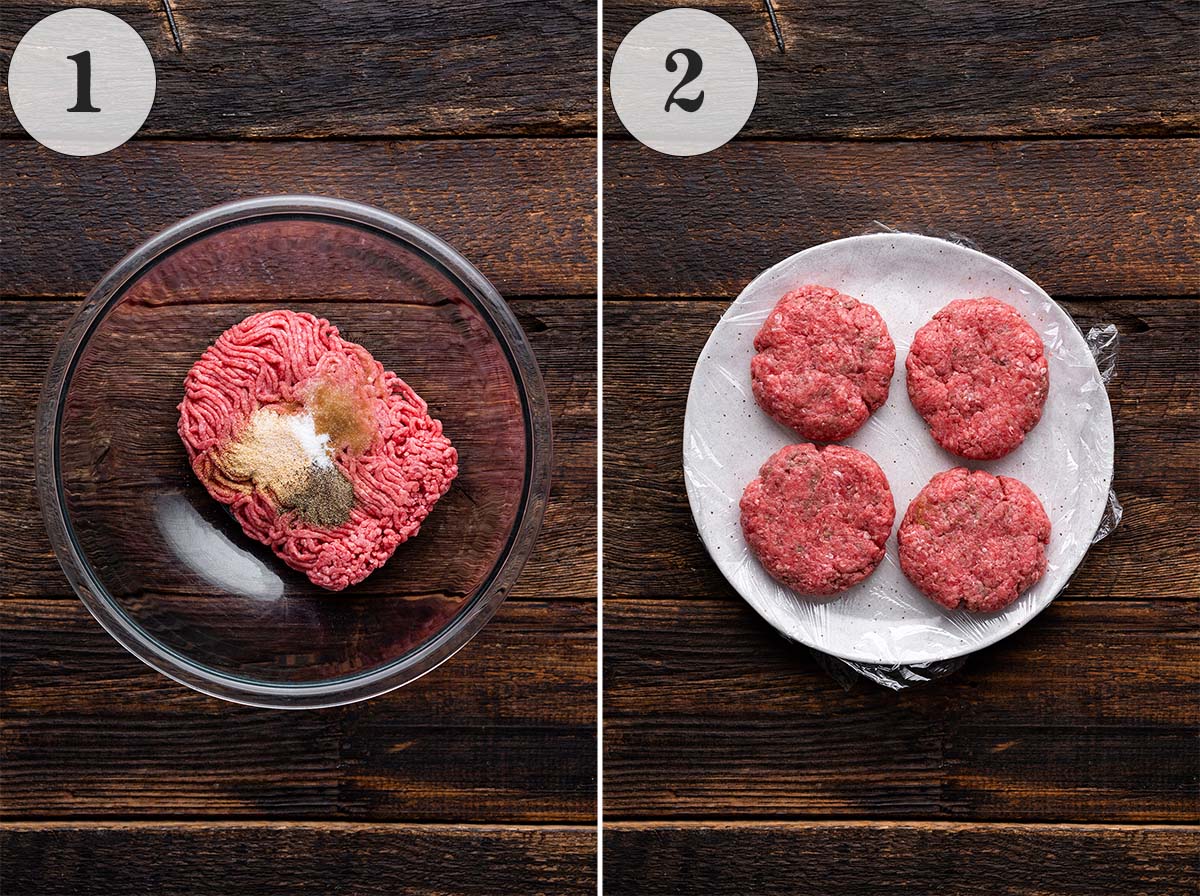 how to shape hamburger meat into patties