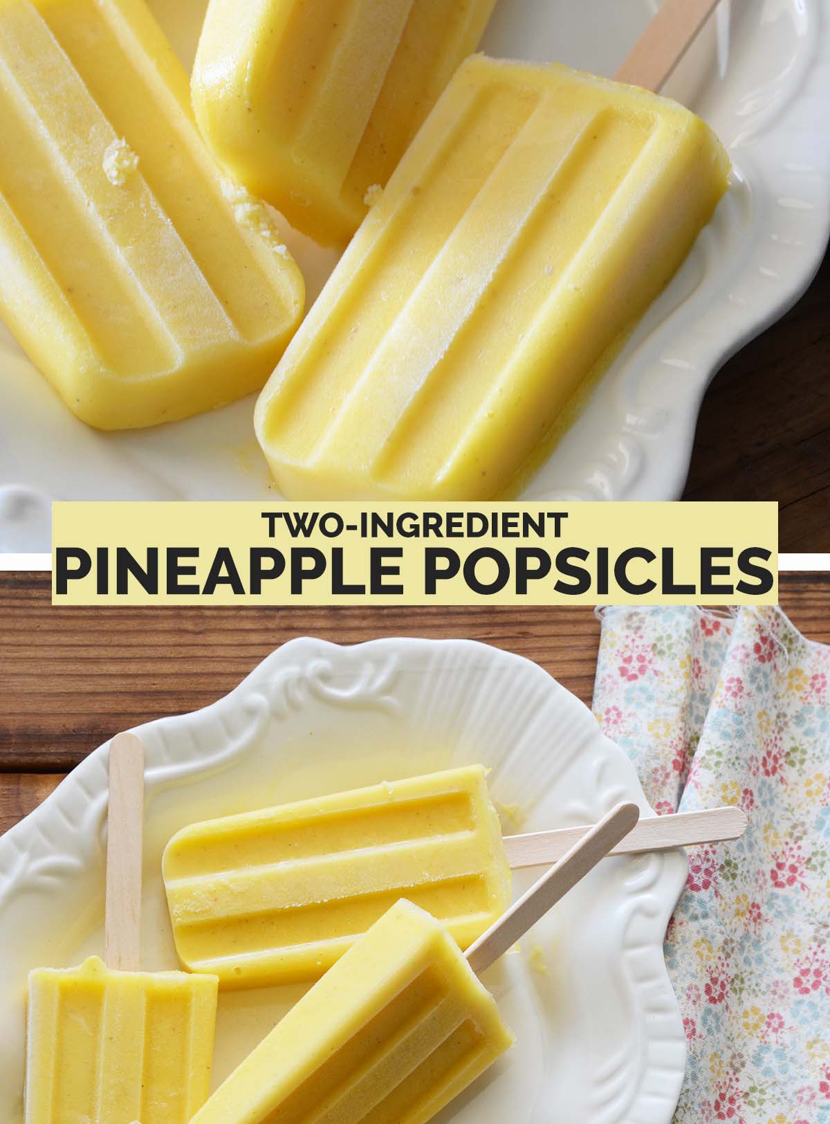 pineapple ice pops recipe pin