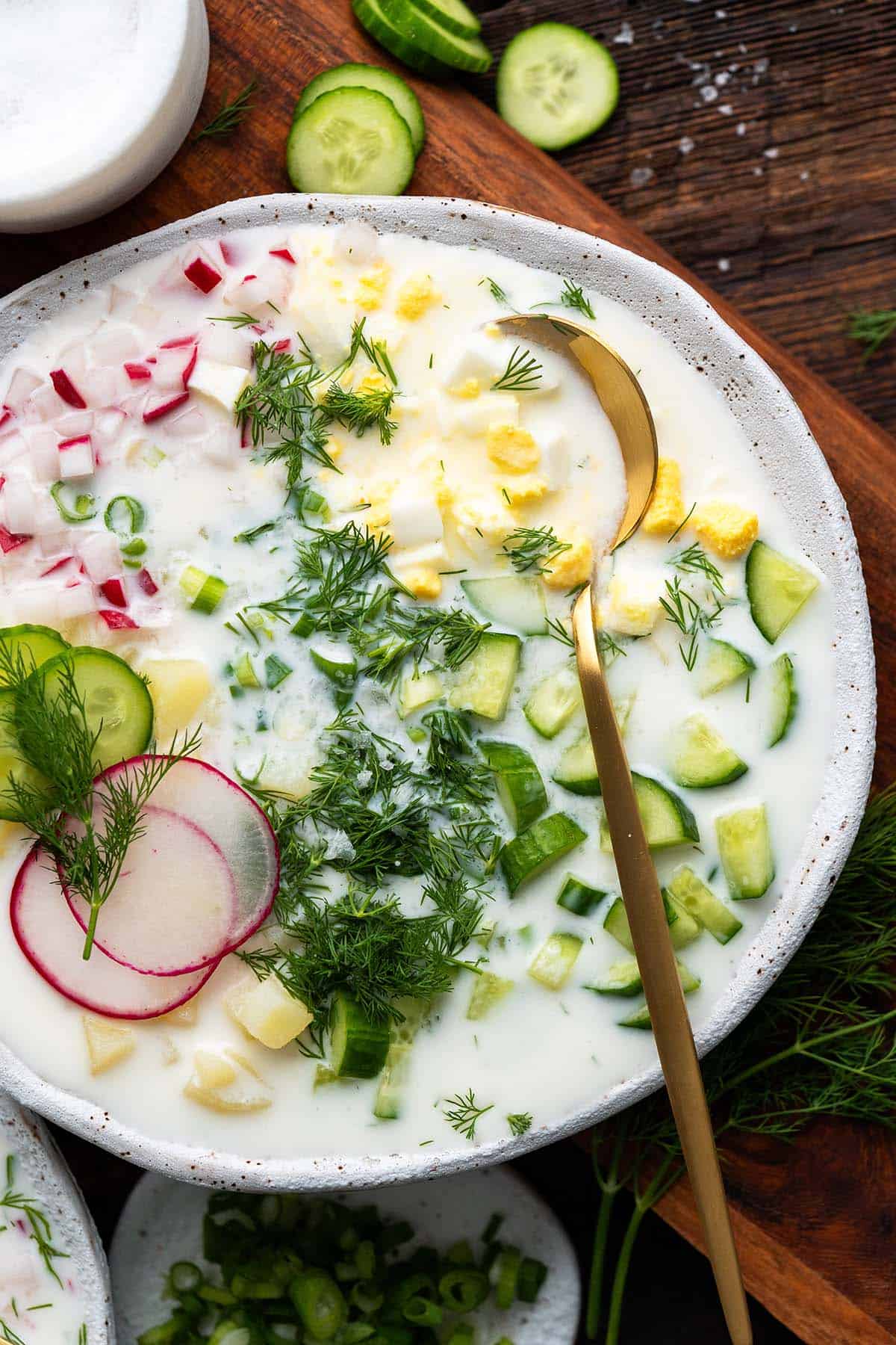 russian okroshka soup