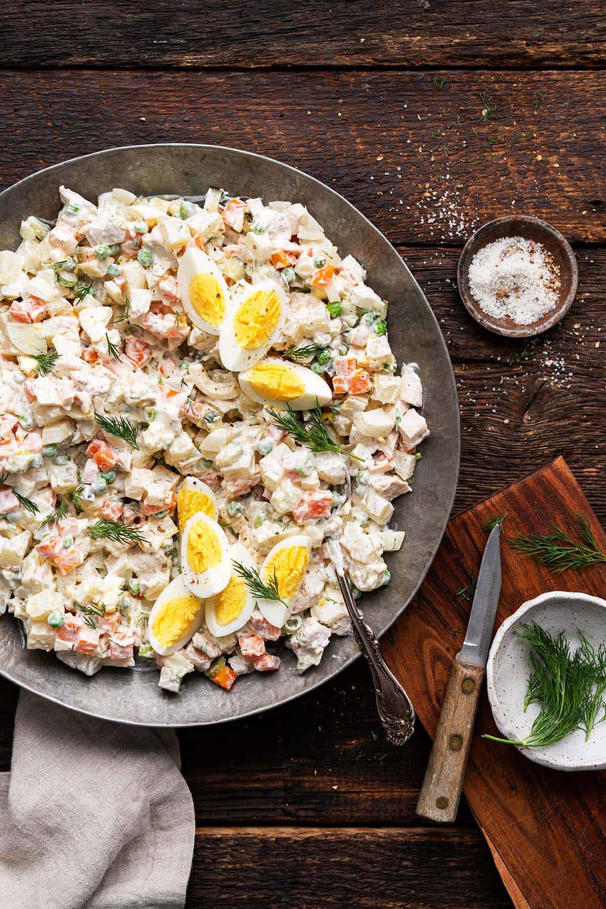 russian potato salad an edible mosaic