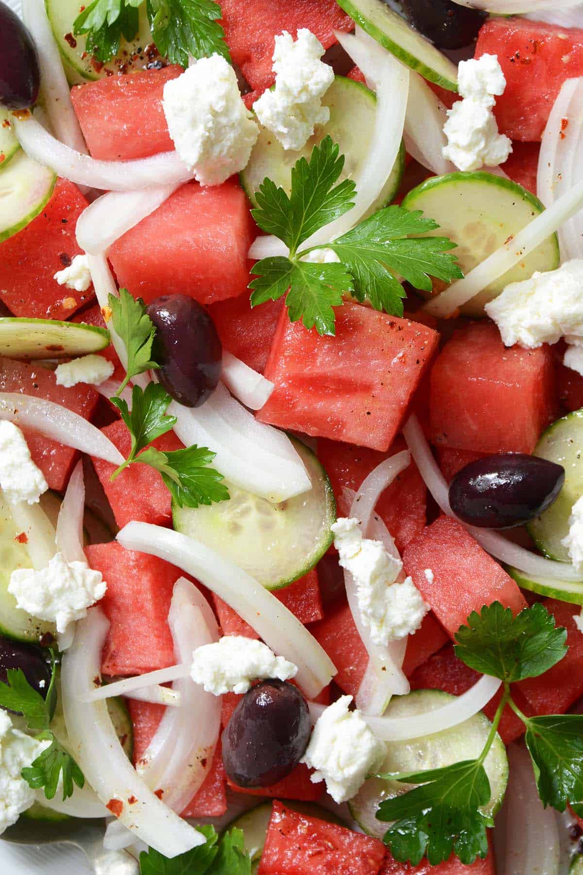 watermelon feta salad an edible mosaic