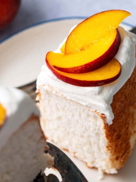 angel food cake recipe featured image
