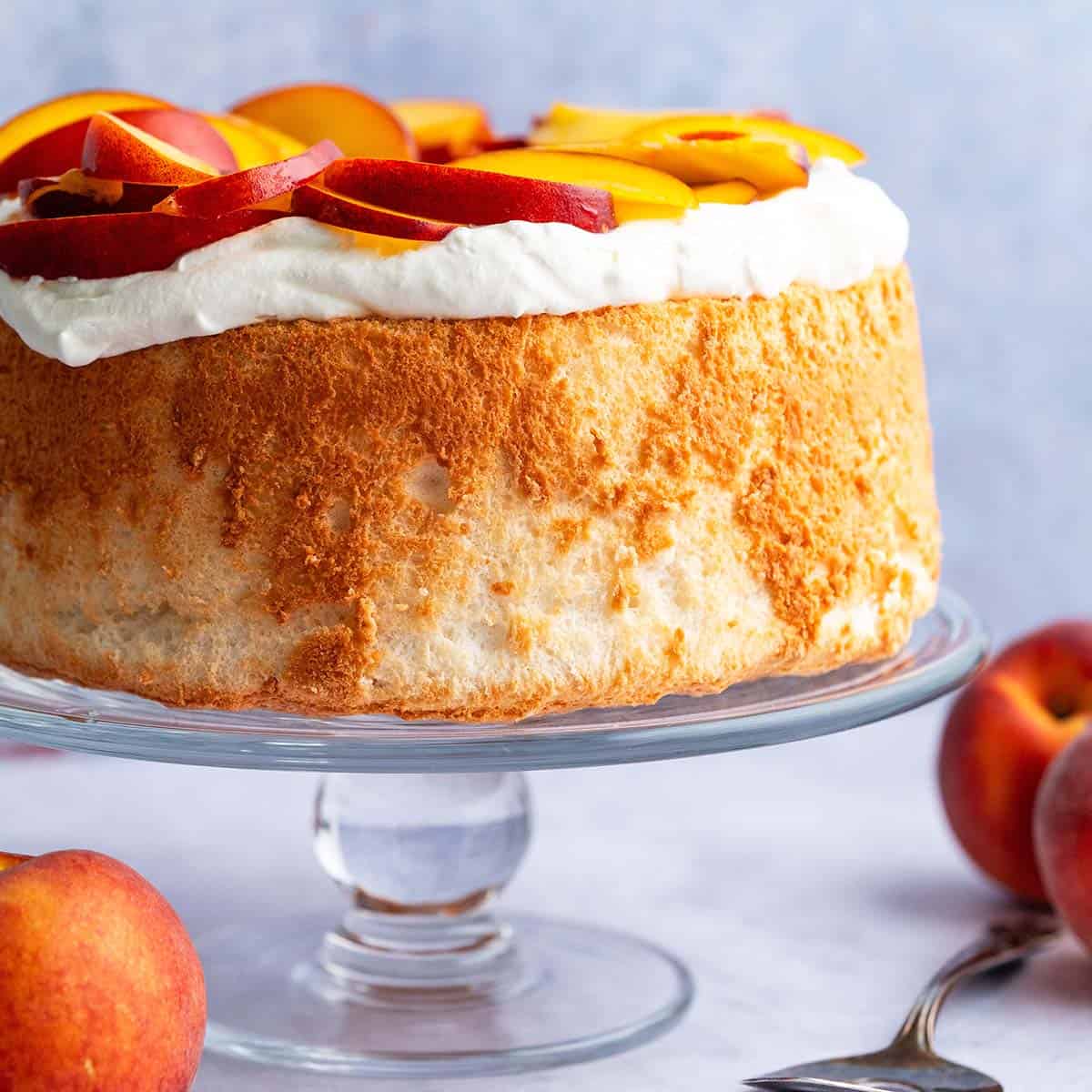 angel food cake recipe featured image