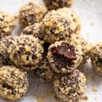 chocolate date balls recipe featured image