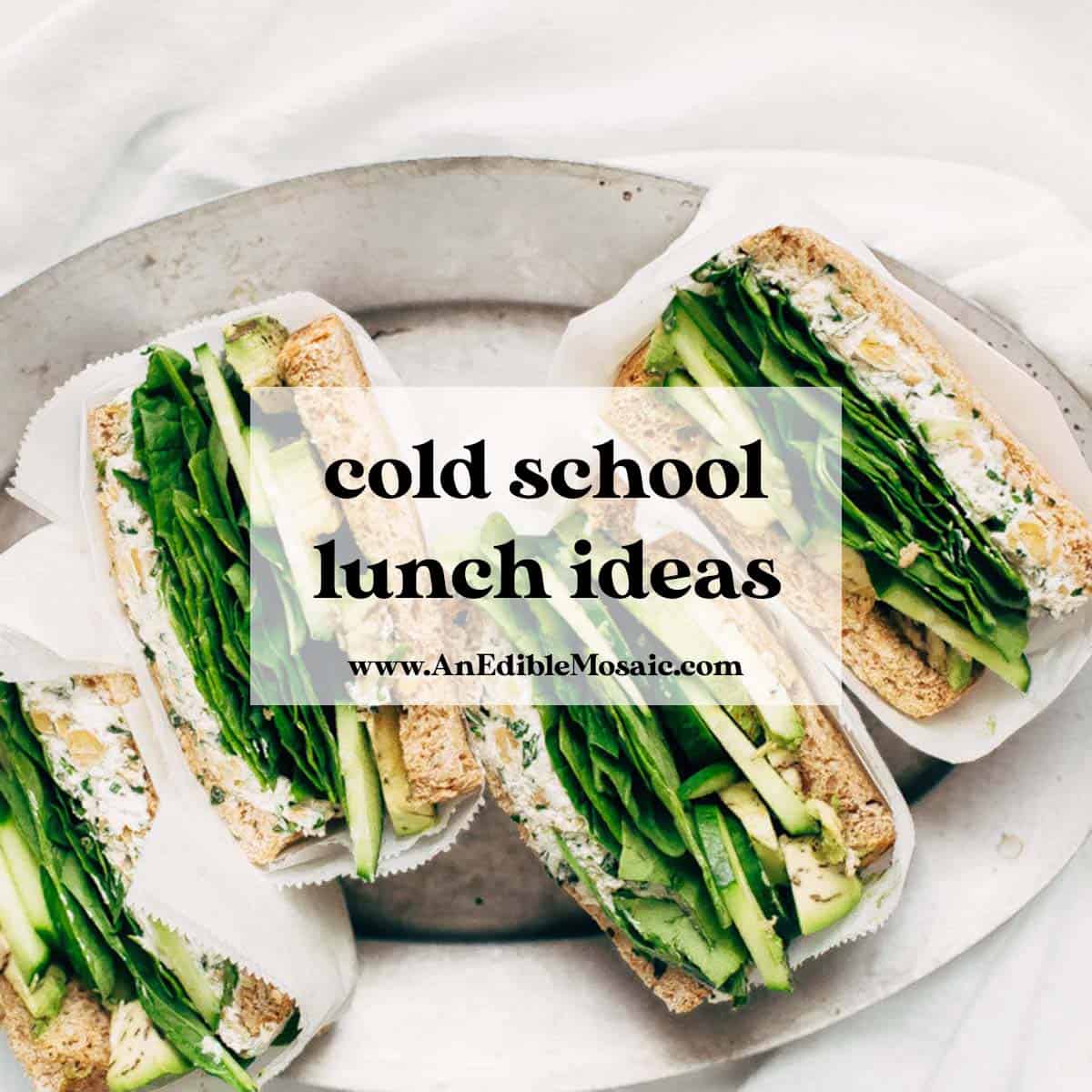 Healthy Cold Lunch Ideas For Kids or Work