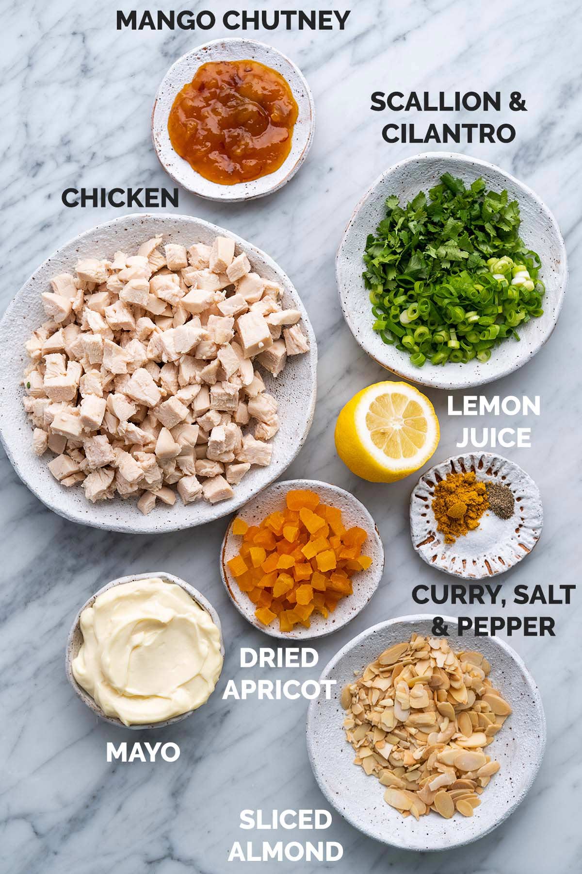 curried chicken salad recipe ingredients