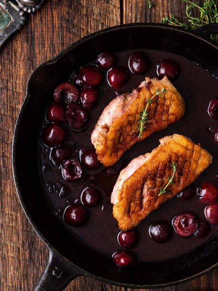 pan seared duck breast recipe featured image