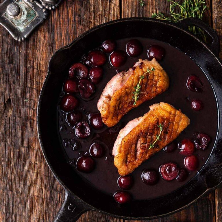 pan seared duck breast recipe featured image