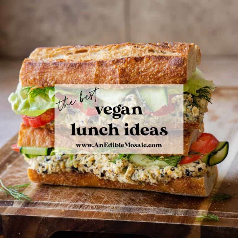 vegan lunch ideas featured image