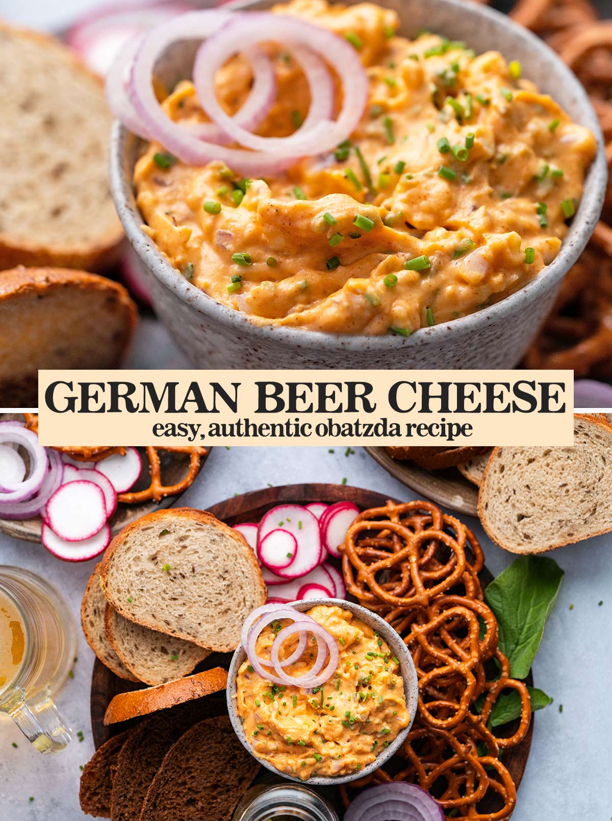 German beer cheese dip obatzda recipe