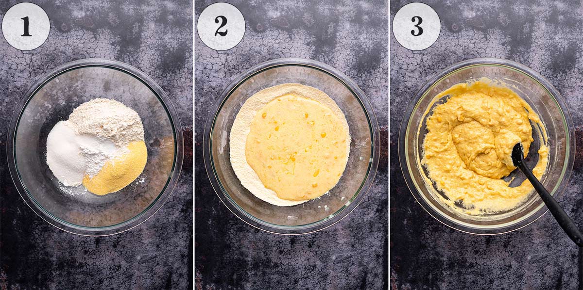 how to make cornbread topping for casserole