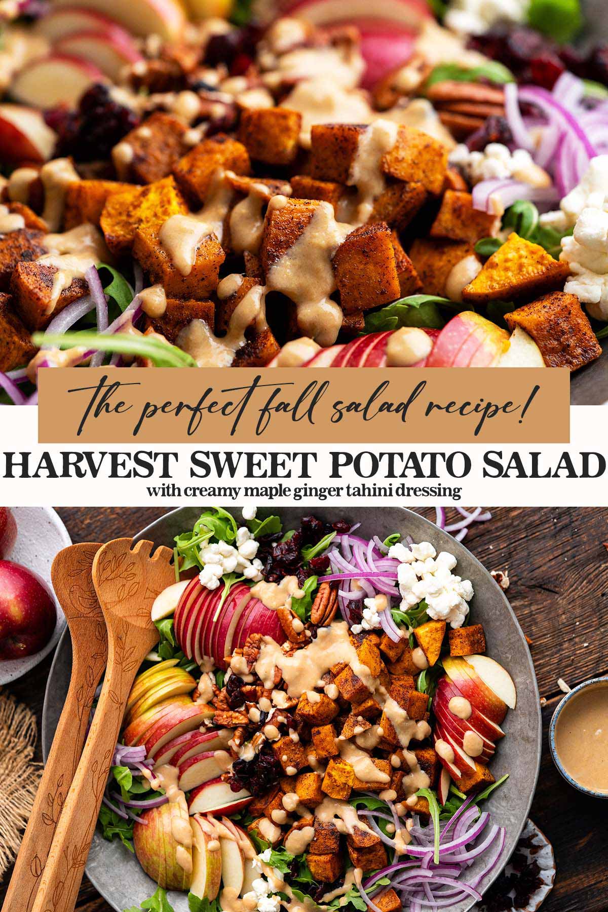 harvest salad recipe pin