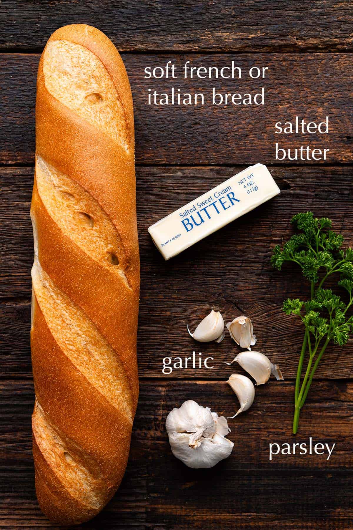 easy homemade garlic bread ingredients
