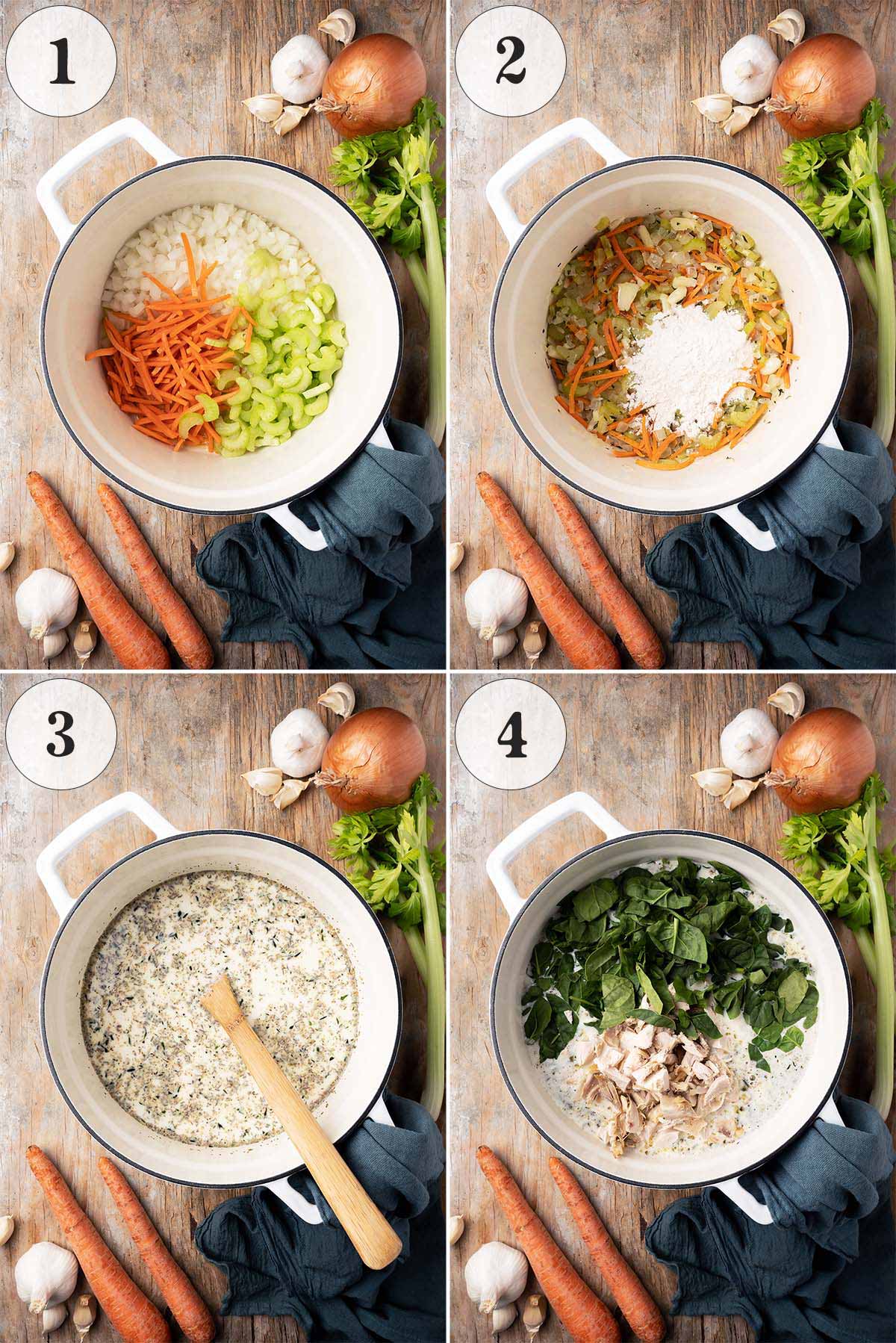 how to make creamy chicken gnocchi soup