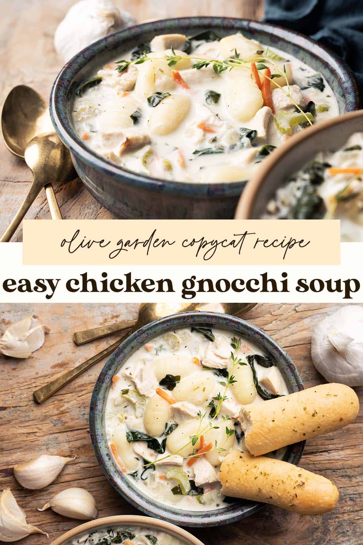 olive garden chicken gnocchi soup recipe pin