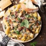 slow cooker tuscan chicken recipe featured image