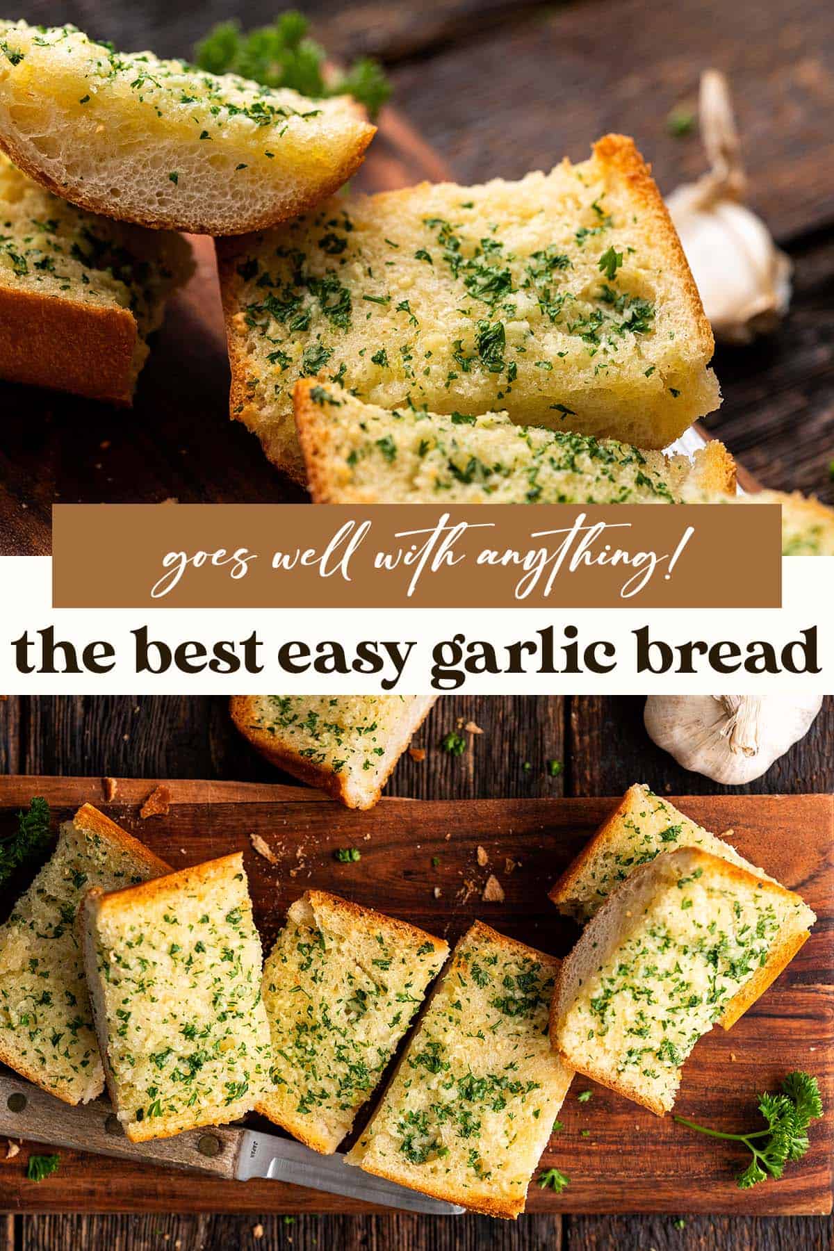 the best easy homemade garlic bread recipe pin