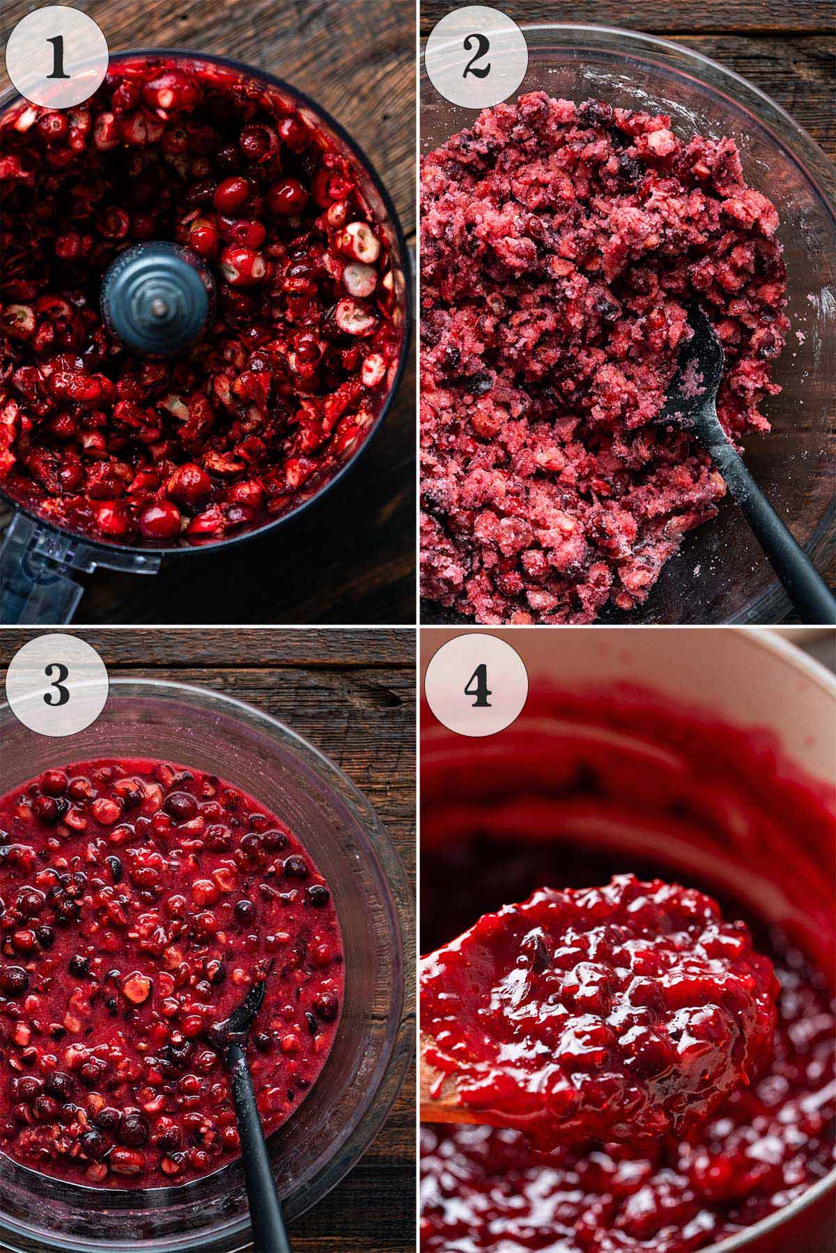 how to make easy cranberry pie filling
