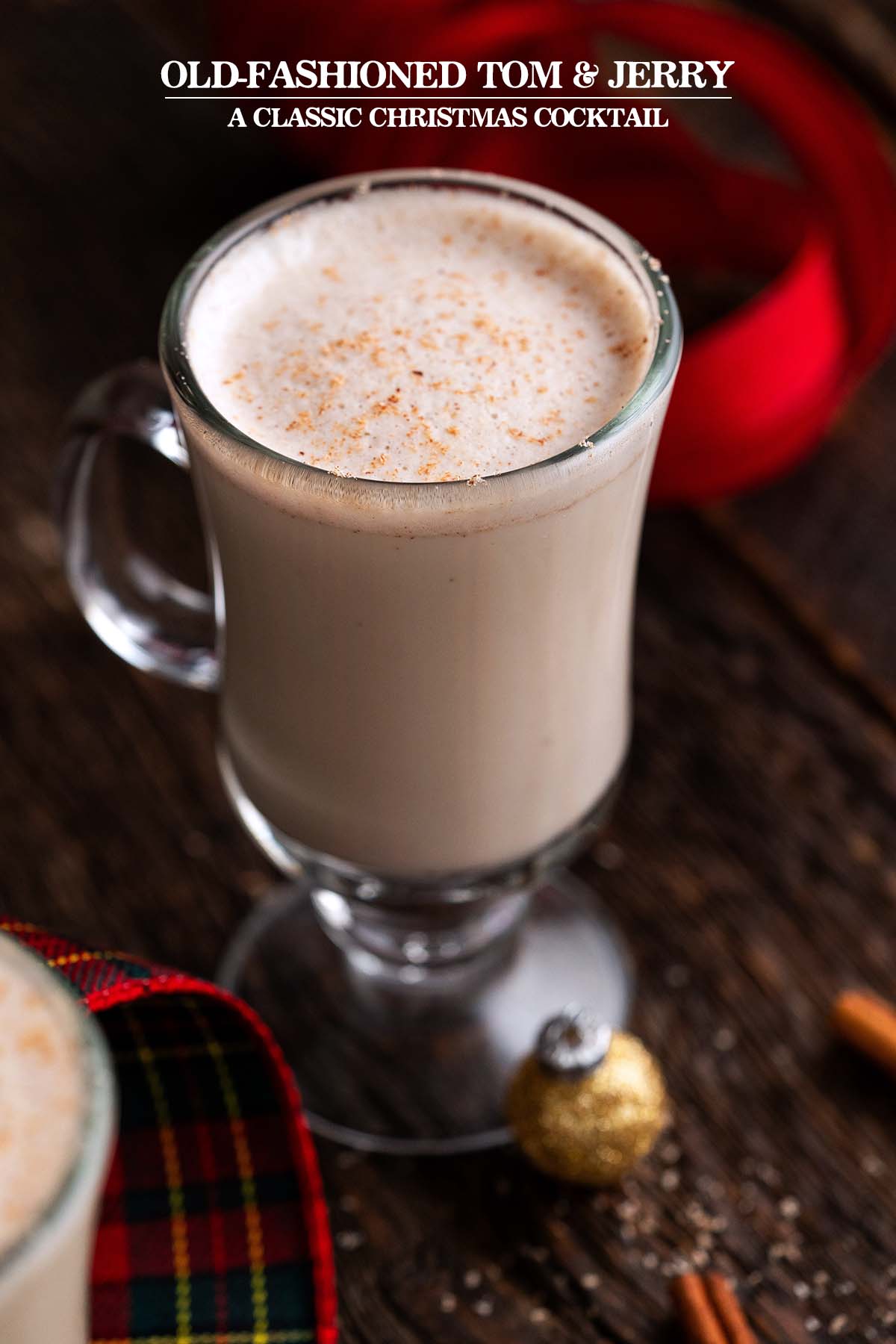 old fashioned vintage tom and jerry Christmas cocktail recipe
