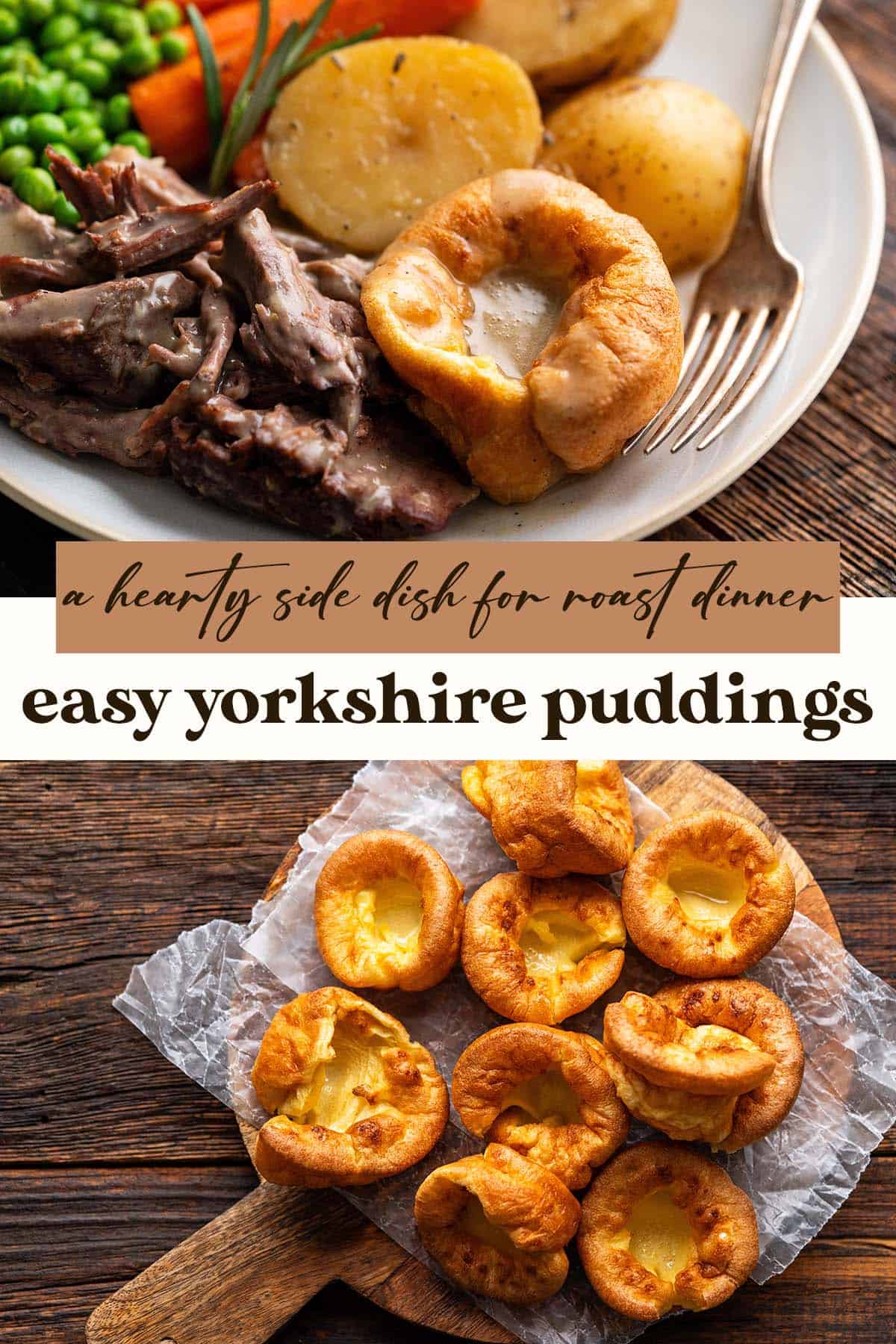 easy yorkshire pudding recipe pin
