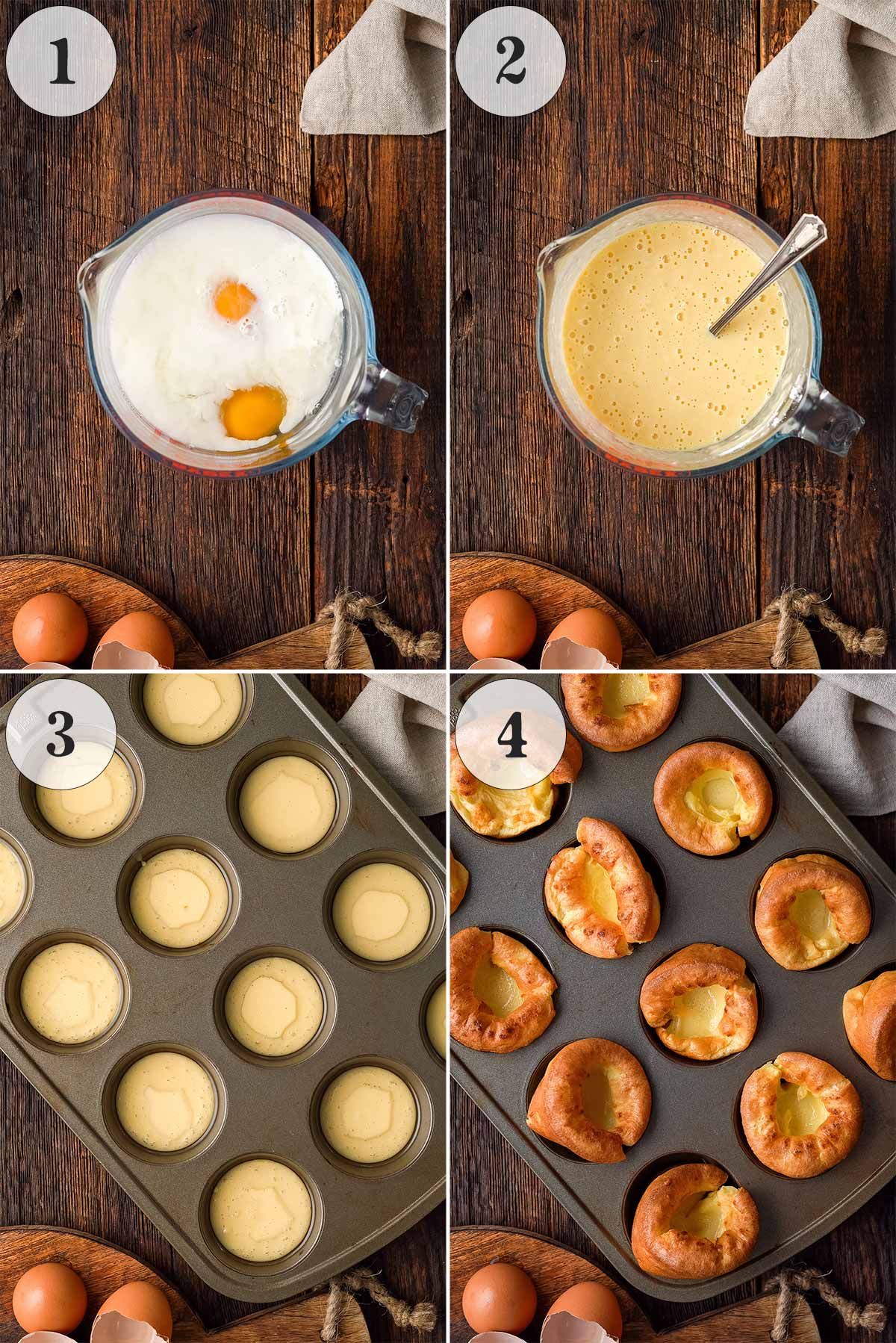 how to make Yorkshires (the best easy way to make Yorkshire puddings)