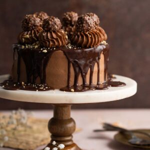 chocolate nutella cake featured image