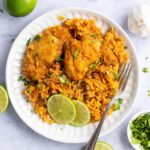 easy one pot chicken curry and rice recipe featured image