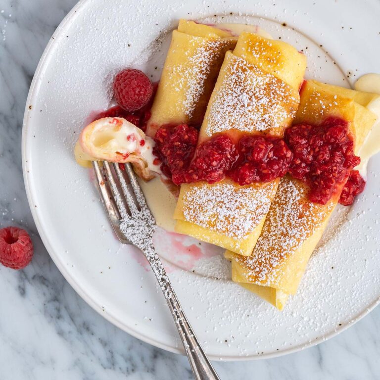 cheese blintz recipe featured image