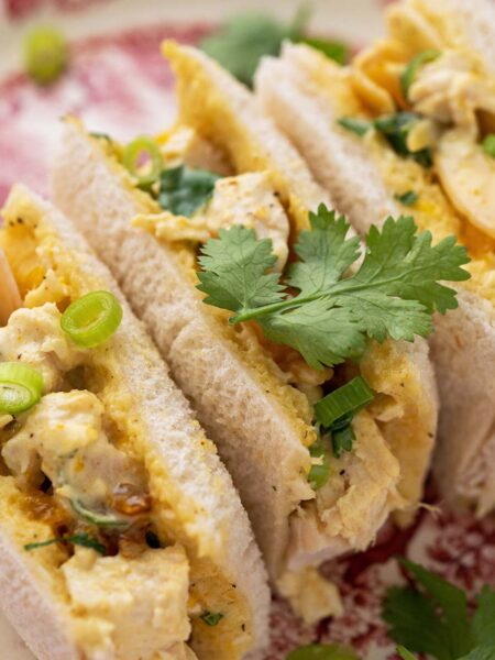 curried chicken salad sandwiches featured image