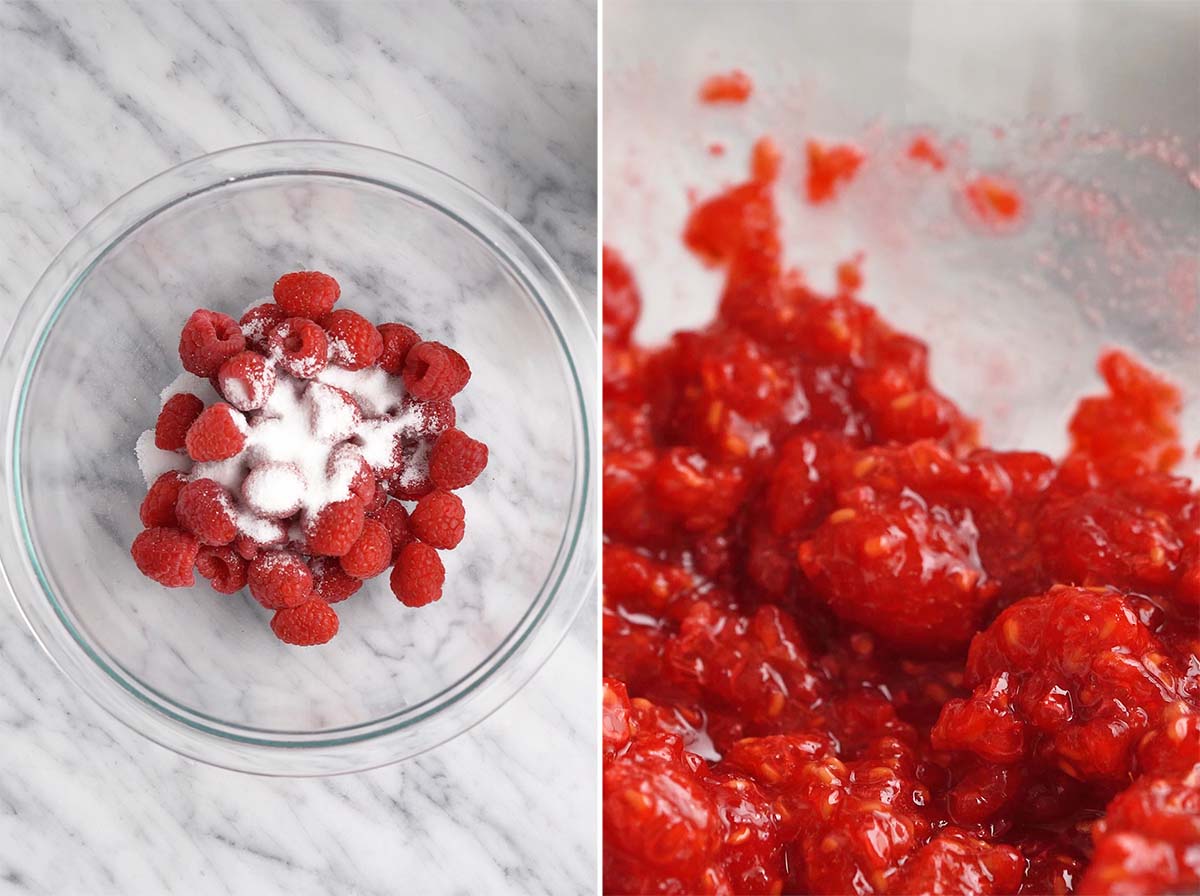 how to make fresh raspberry sauce