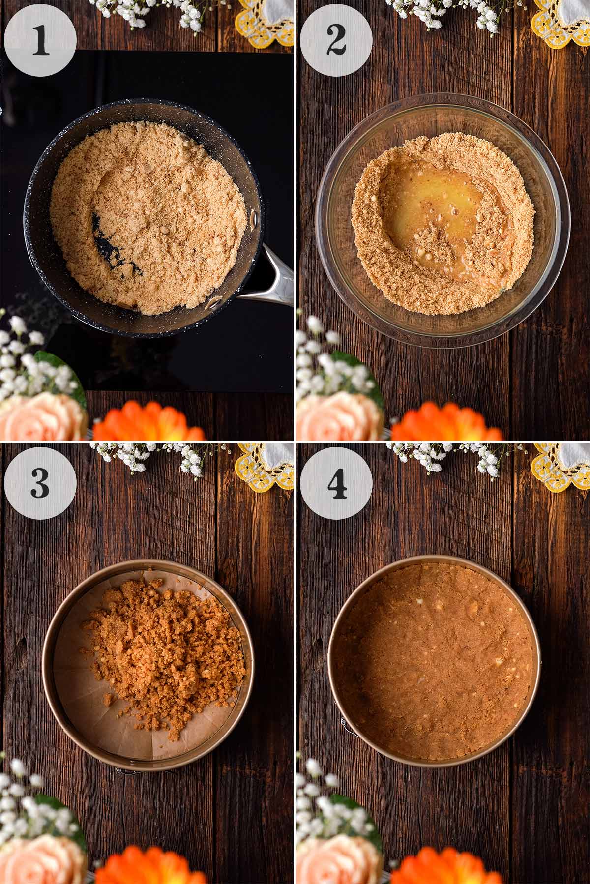 how to make gluten free almond flour crust for healthy protein cheesecake