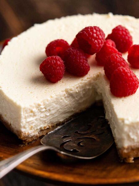 protein cheesecake recipe featured image
