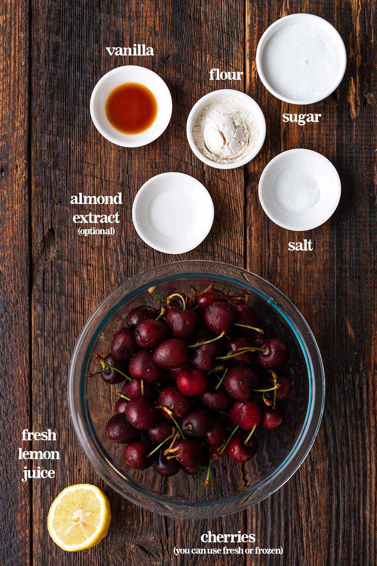 cherry filling ingredients for cherry crisp