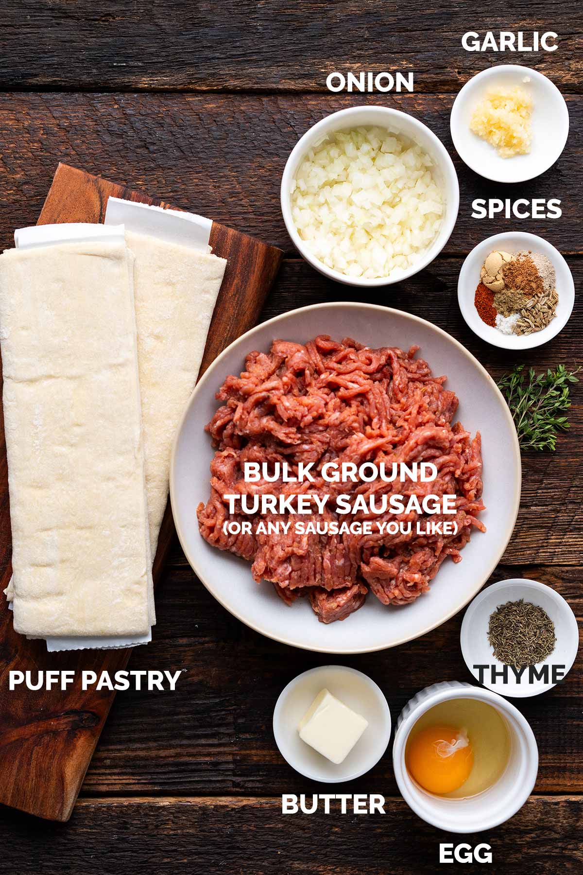 sausage rolls recipe ingredients