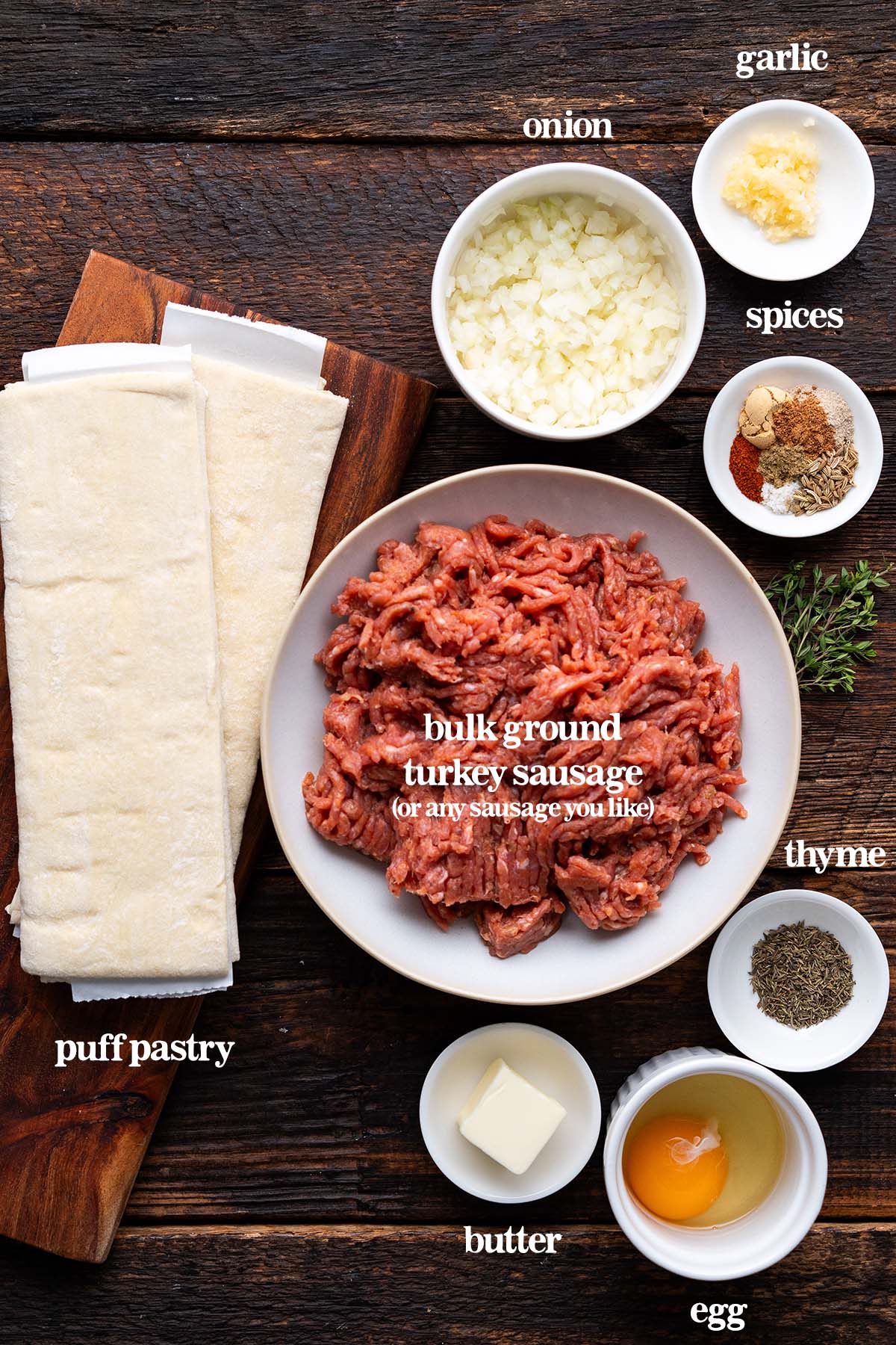 sausage rolls recipe ingredients