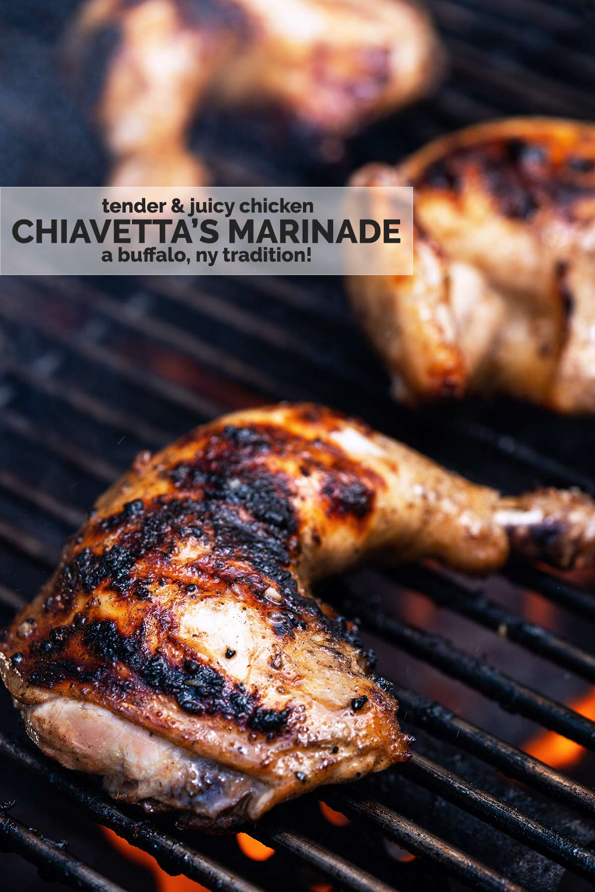 chiavetta's chicken marinade recipe pin