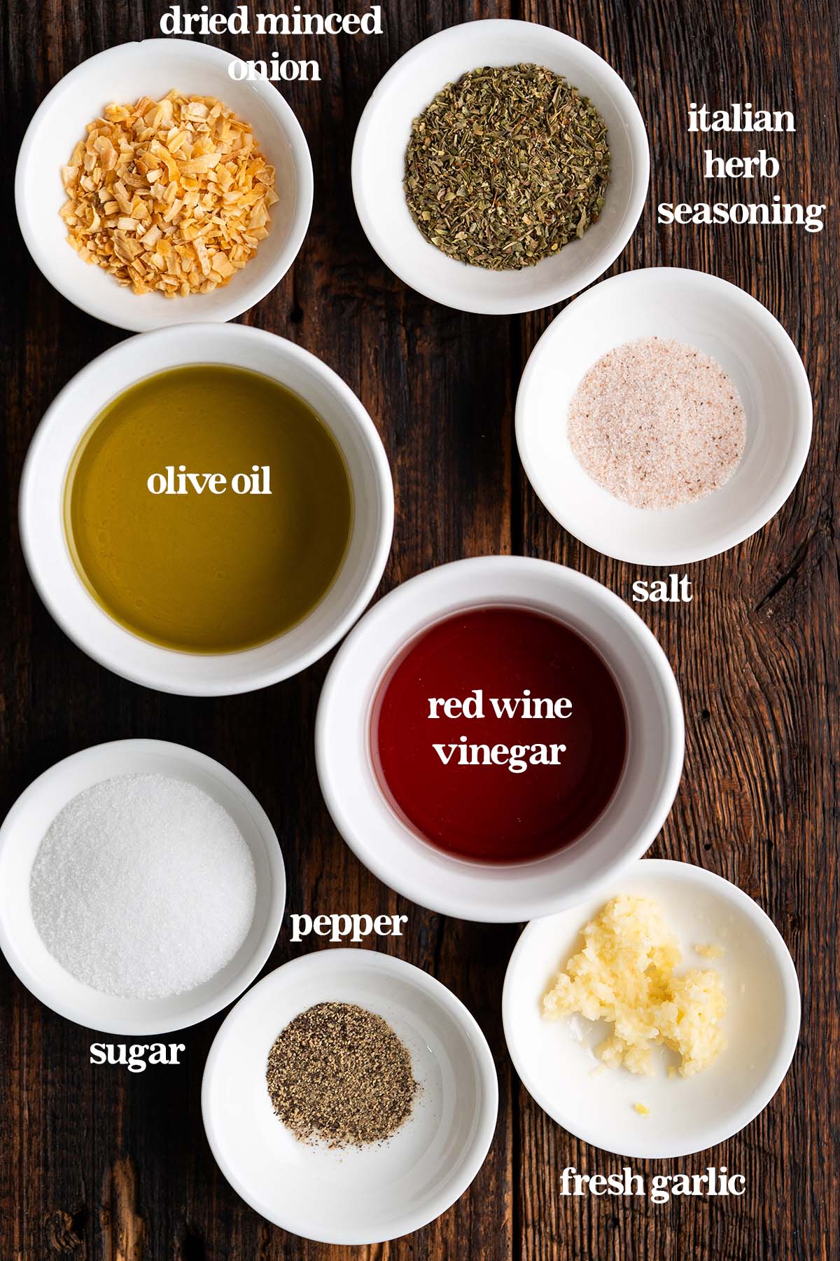 homemade italian dressing ingredients