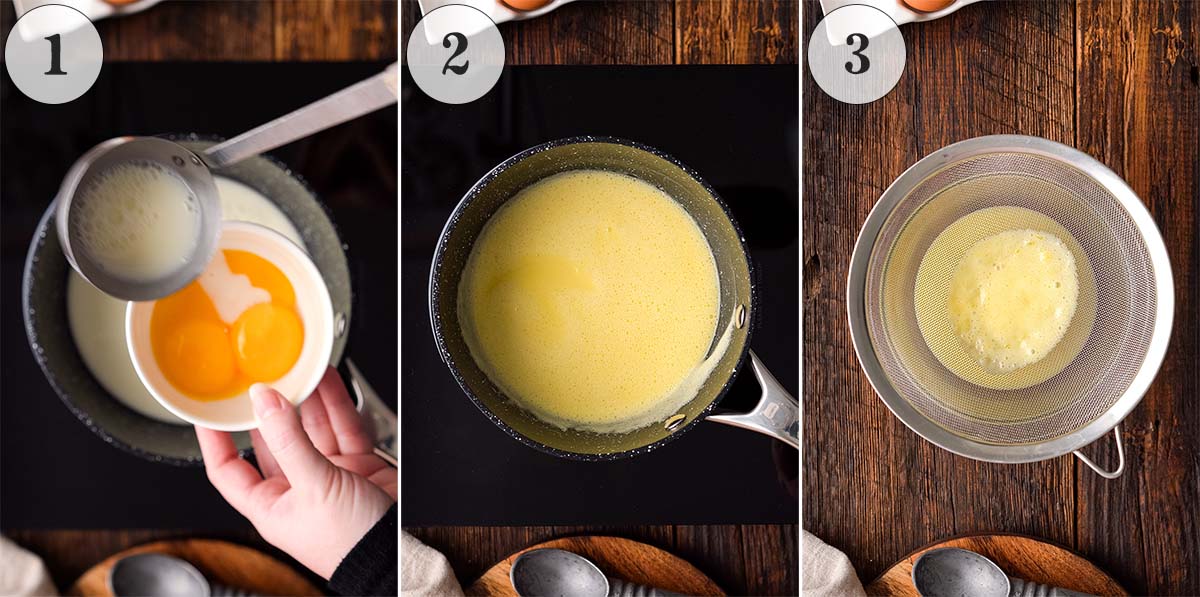 how to make custard with egg yolks