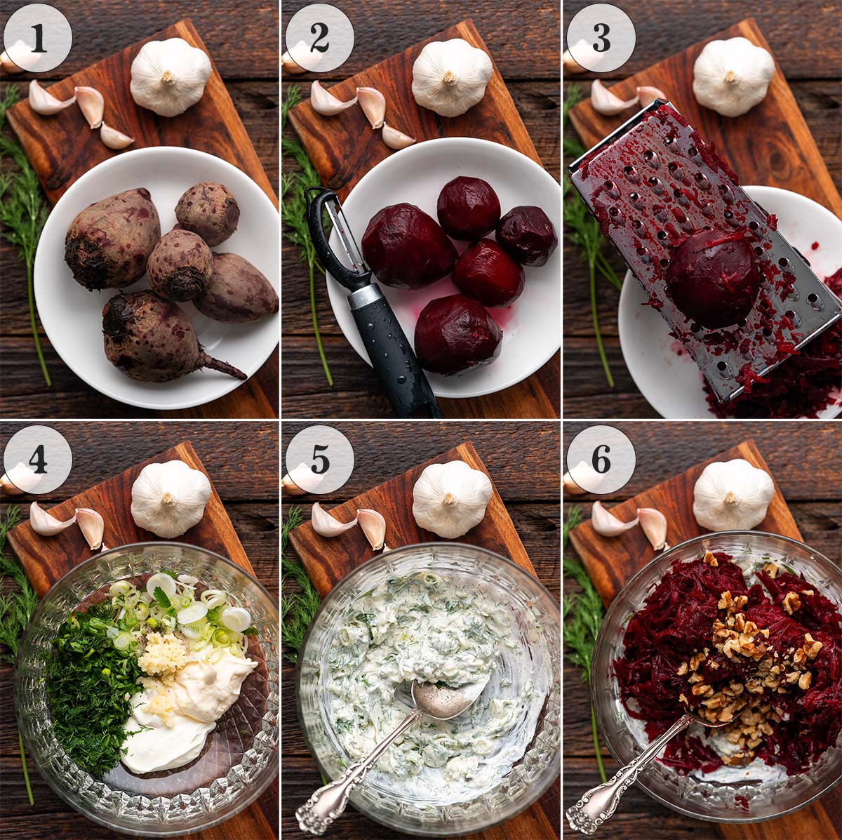 how to make ukrainian creamy beetroot salad