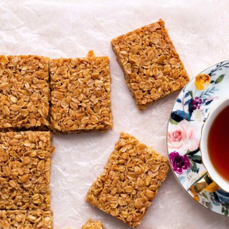 British golden syrup flapjacks featured image