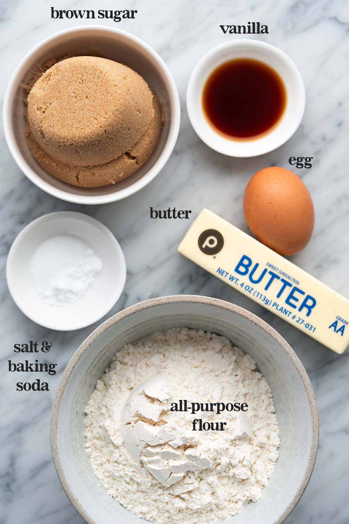 chocolate chipless cookies ingredients